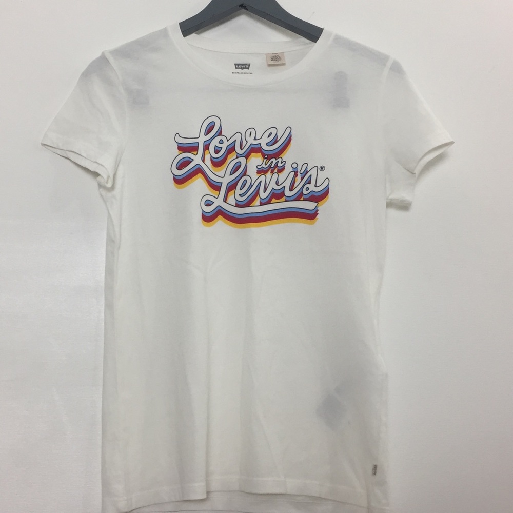 Levis NEW Womens Cotton White T Shirt Small